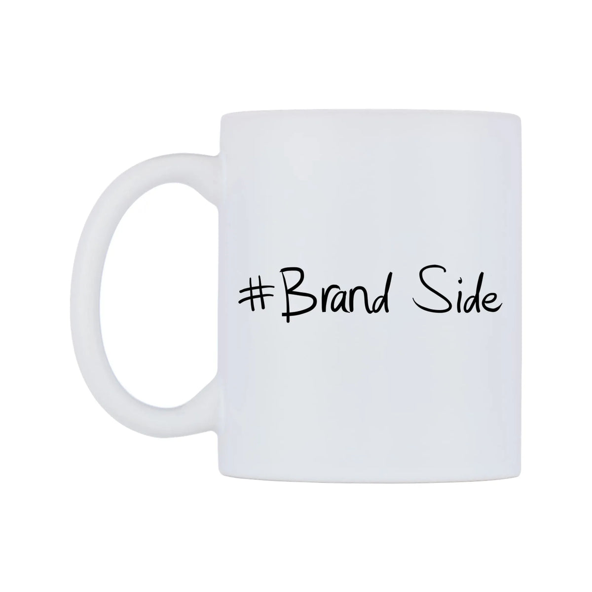 Brand Side Mug — mug, right side, on a white background