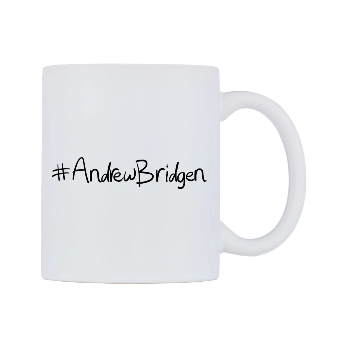 AndrewBridgen Mug — mug, left side, on a white background