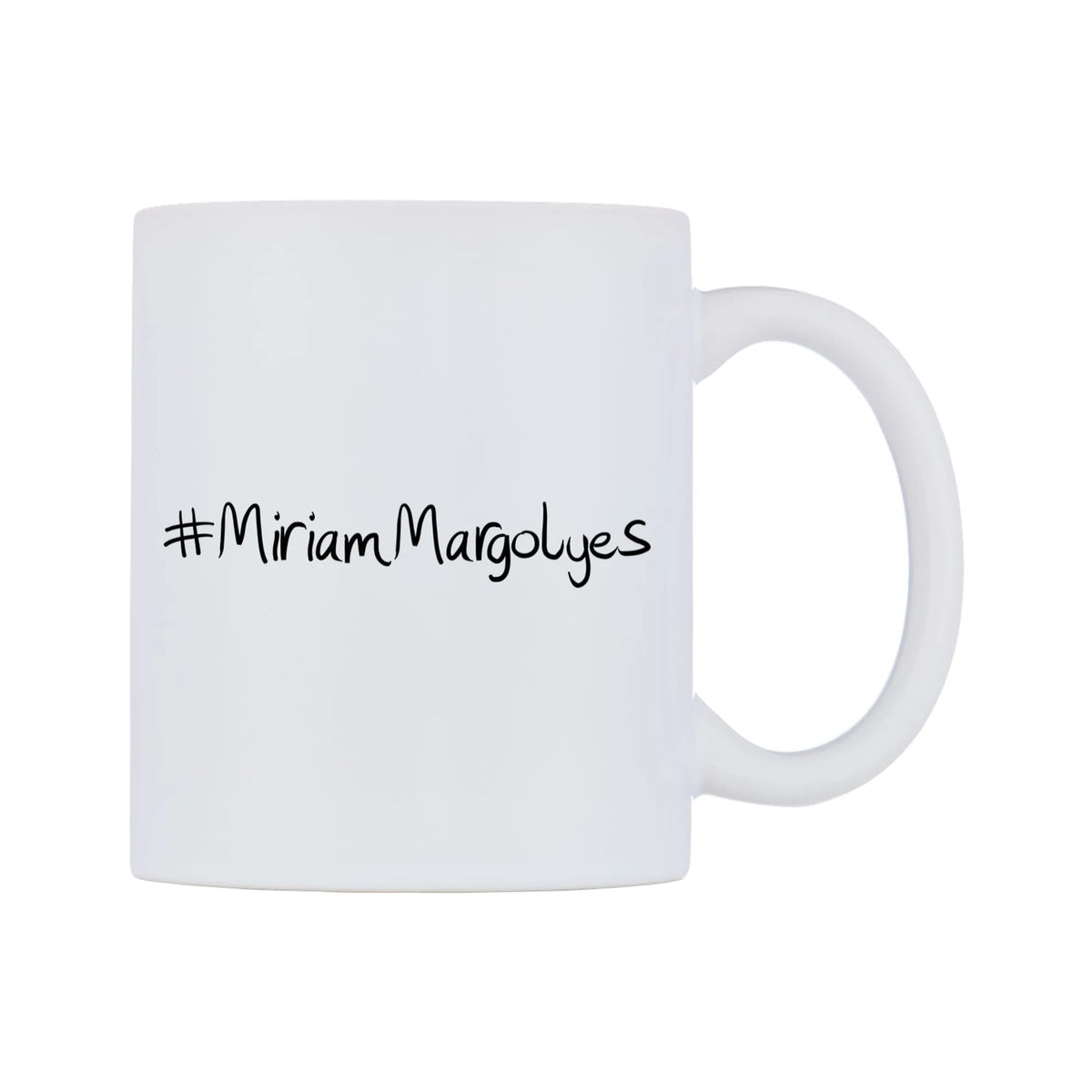 MiriamMargolyes Mug — mug, left side, on a white background