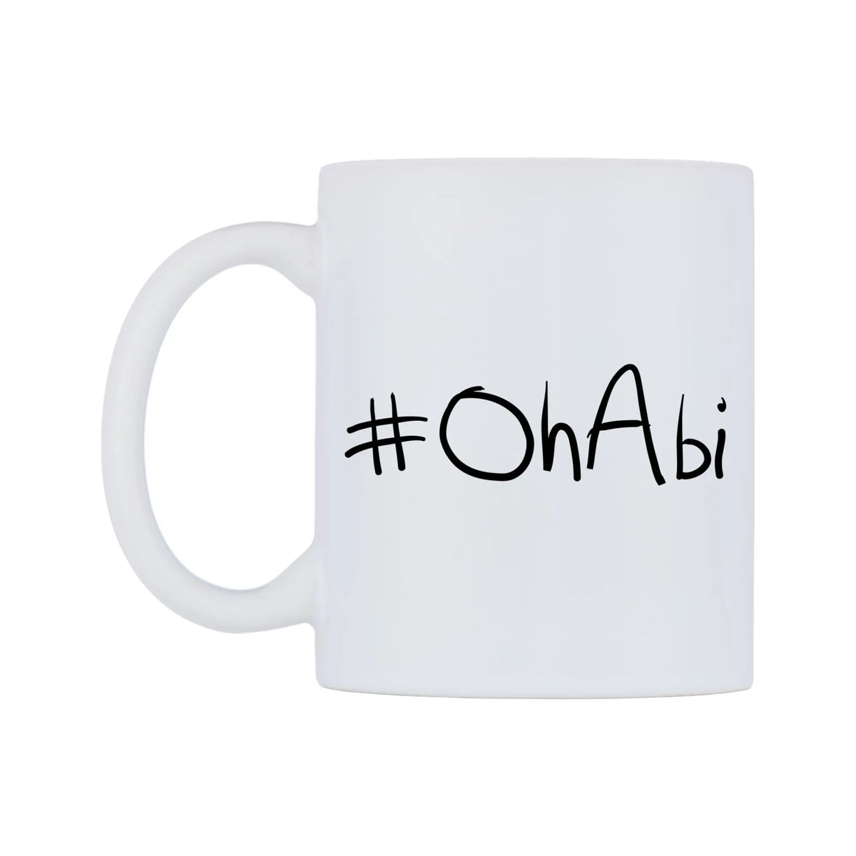 OhAbi Mug — mug, right side, on a white background