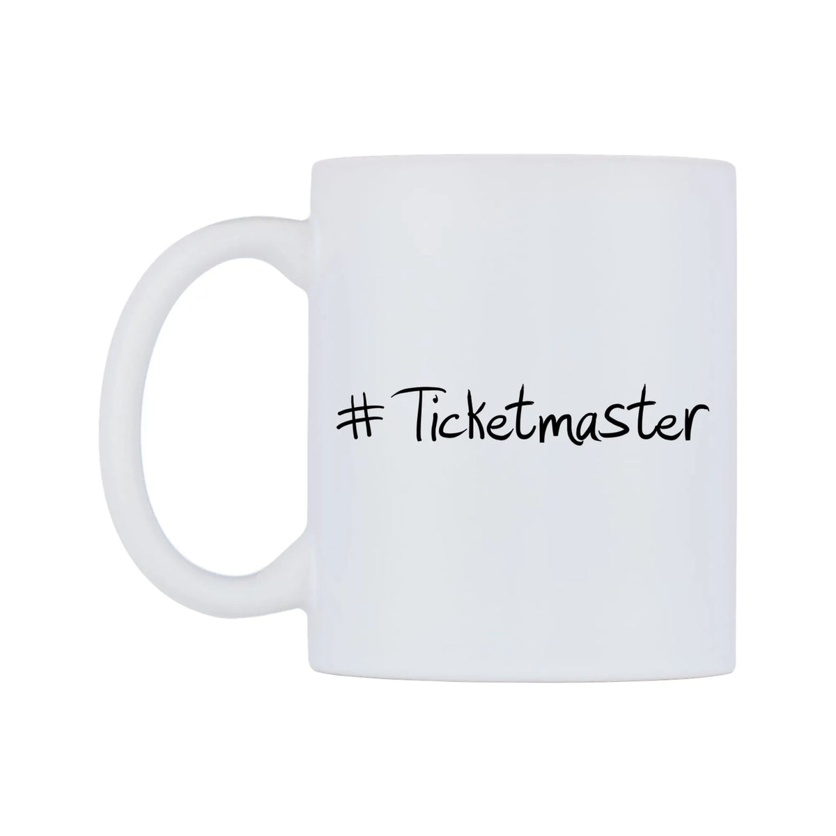 Ticketmaster Mug — mug, right side, on a white background