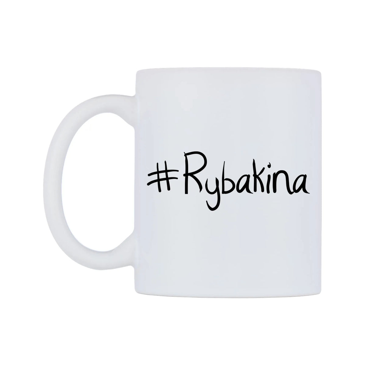Rybakina Mug — mug, right side, on a white background