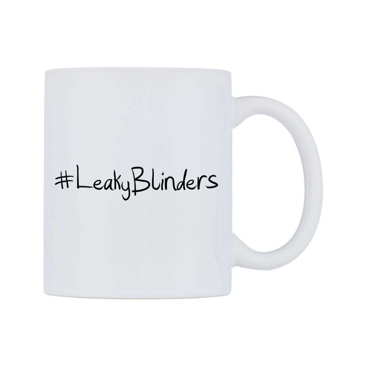 LeakyBlinders Mug — mug, left side, on a white background