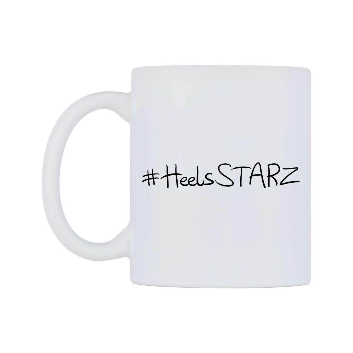HeelsSTARZ Mug — mug, right side, on a white background