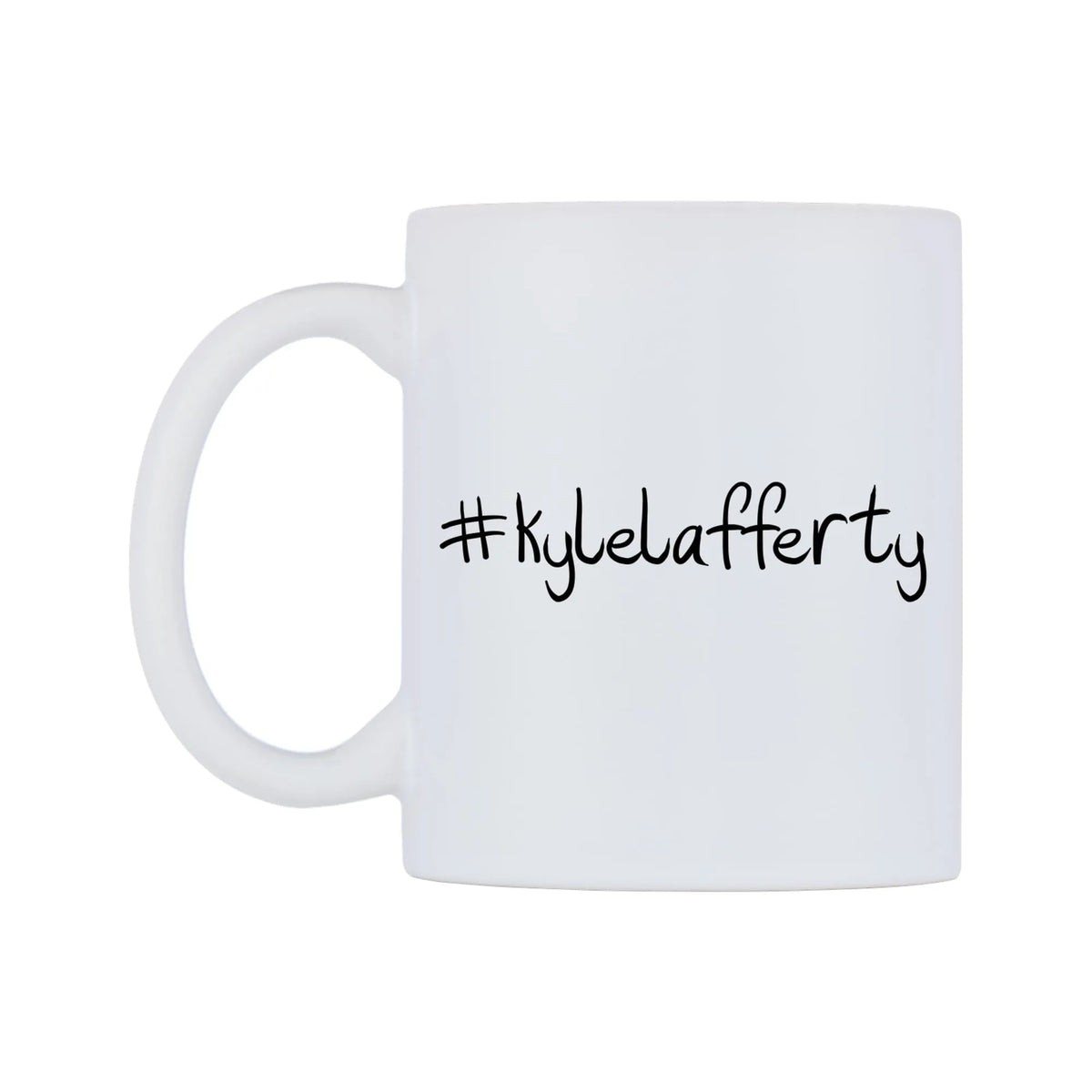 kylelafferty Mug — mug, right side, on a white background