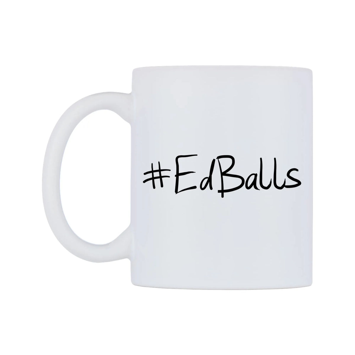 EdBalls Mug — mug, right side, on a white background