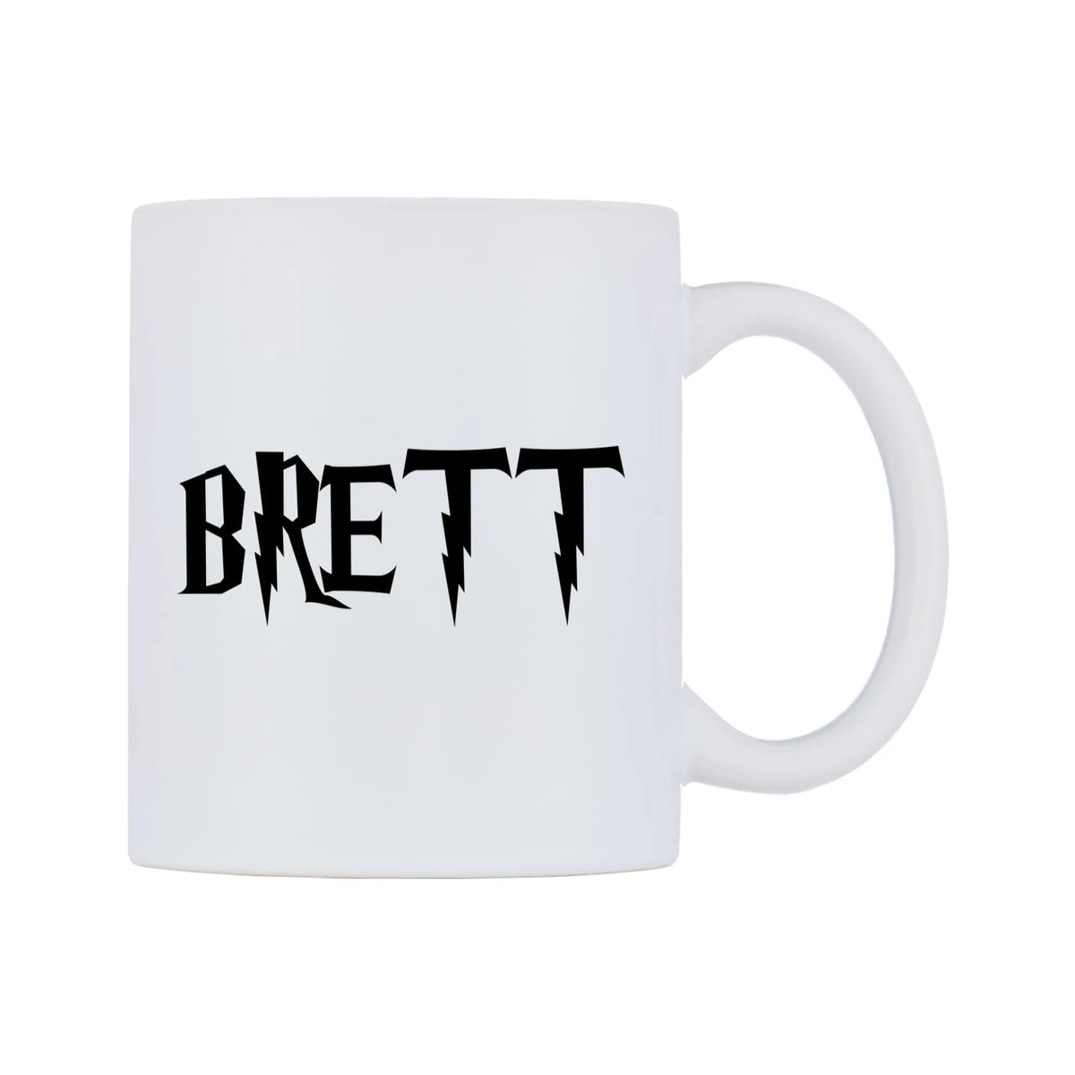 Brett - Wizard Themed Mug — mug, left side, on a white background