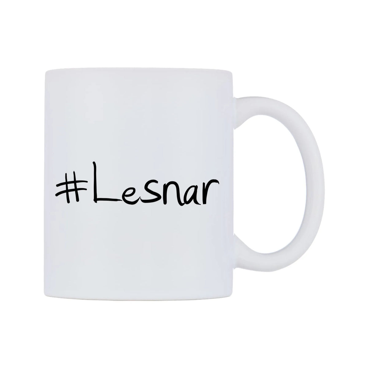 Lesnar Mug — mug, left side, on a white background