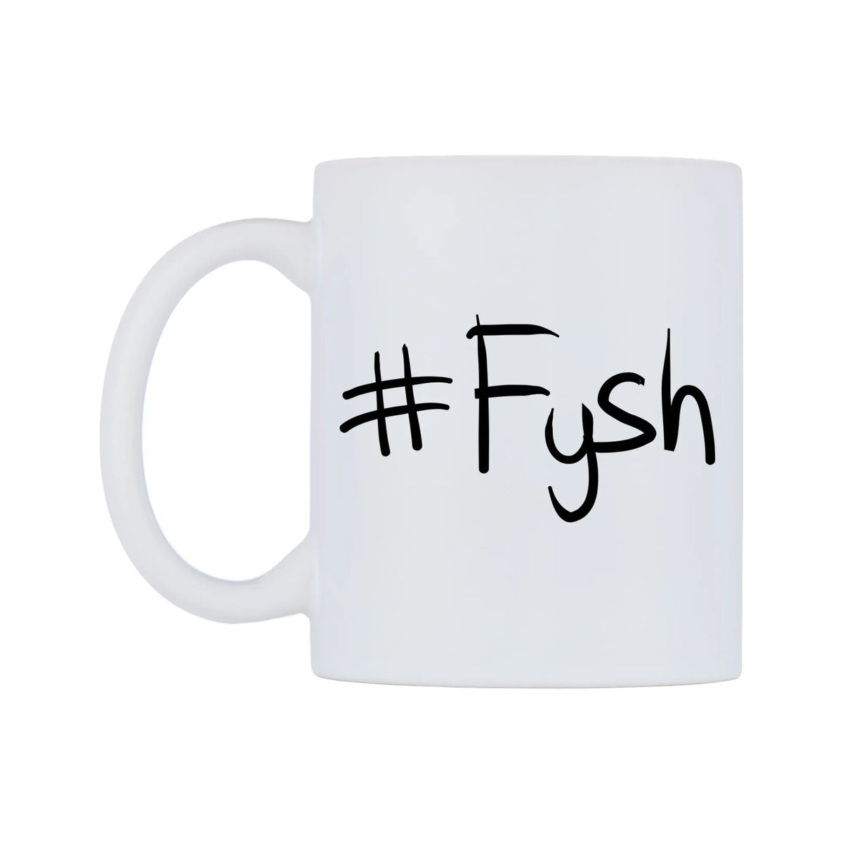 Fysh Mug — mug, right side, on a white background