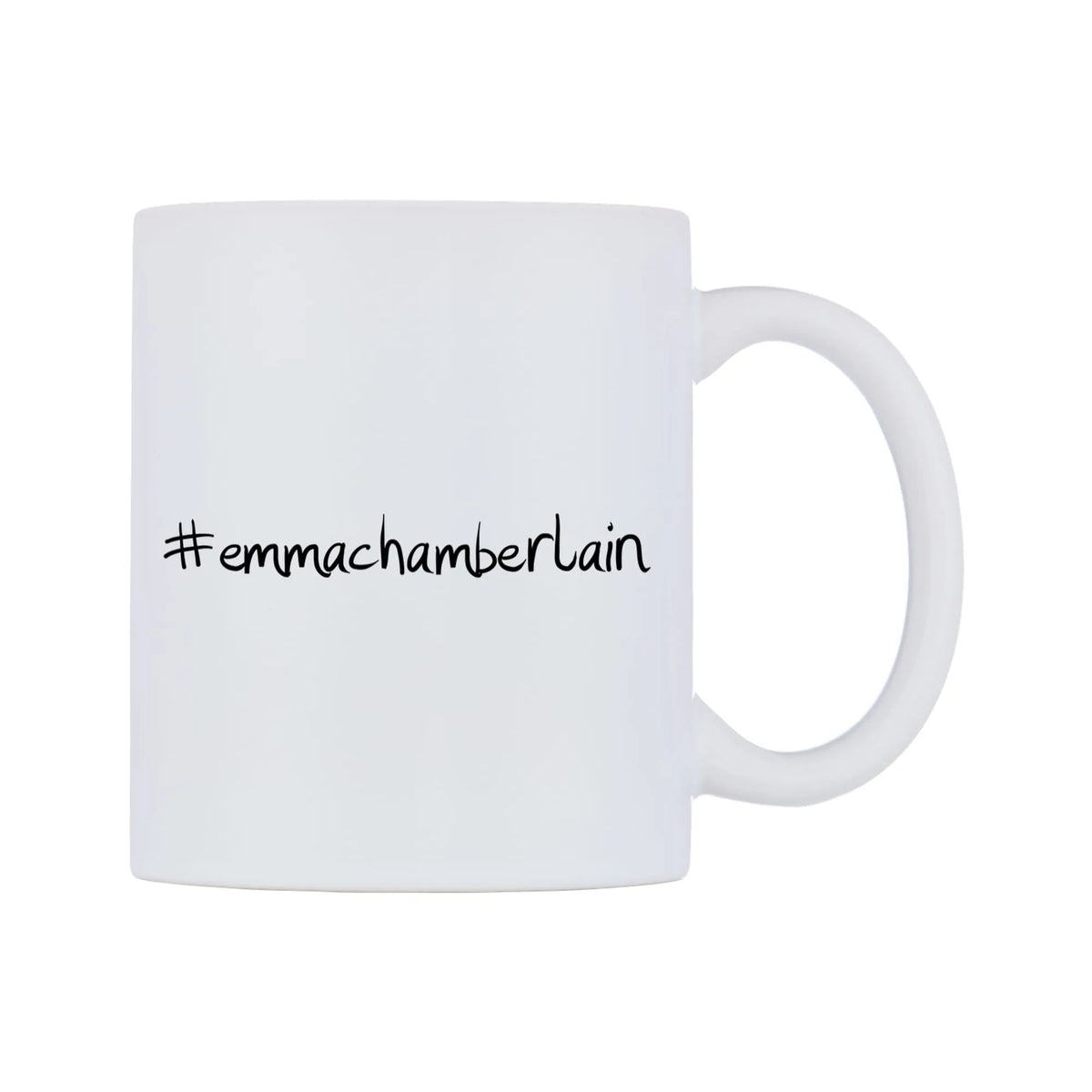emmachamberlain Mug — mug, left side, on a white background