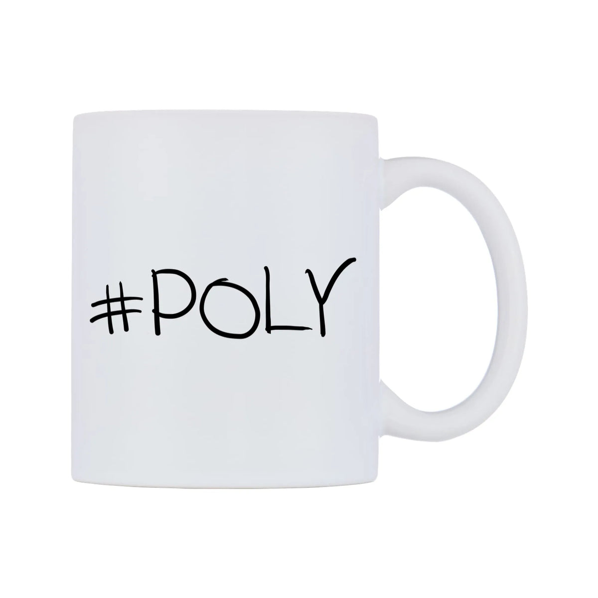 POLY Mug — mug, left side, on a white background