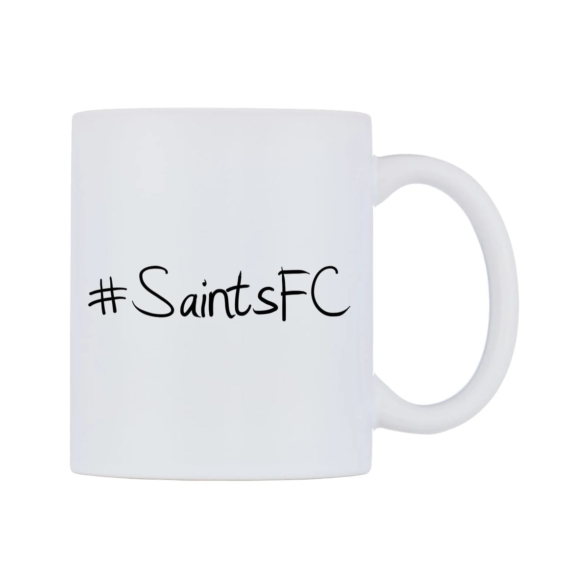 SaintsFC Mug — mug, left side, on a white background