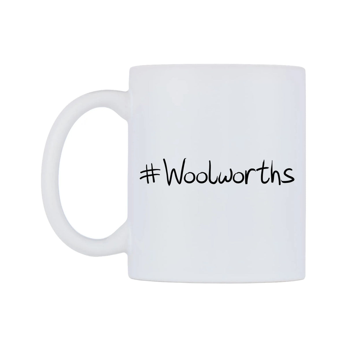 Woolworths Mug — mug, right side, on a white background