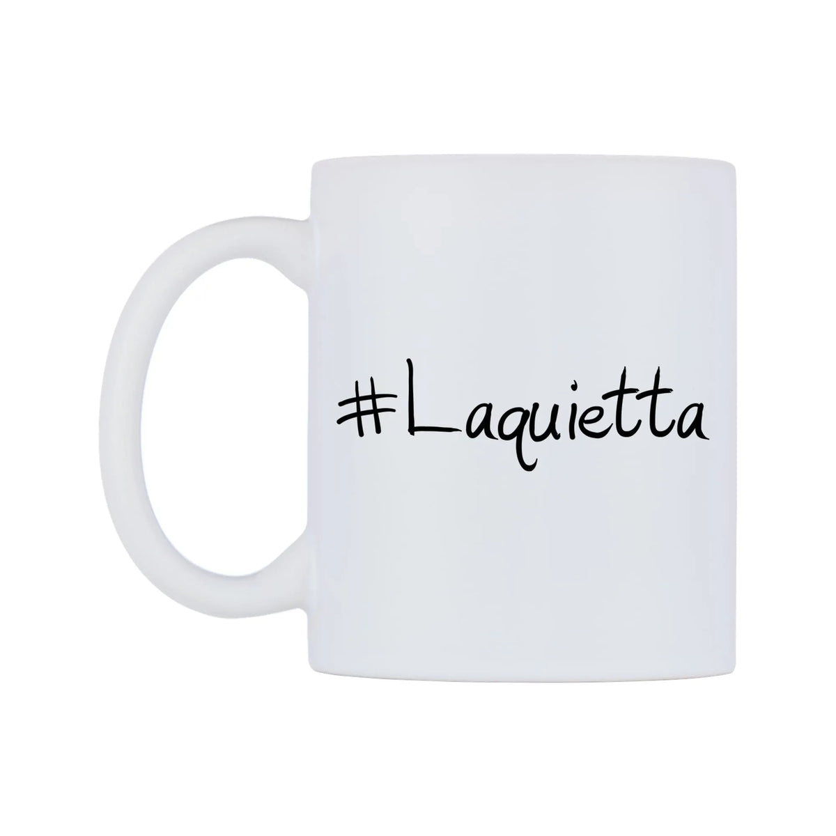 Laquietta Mug — mug, right side, on a white background