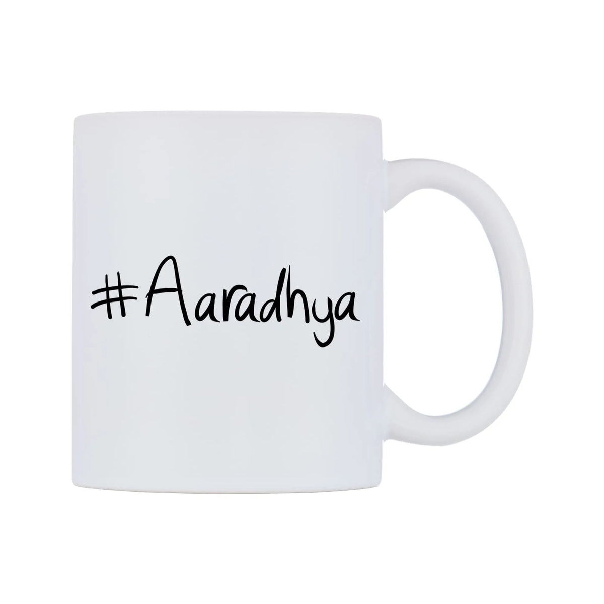 Aaradhya Mug — mug, left side, on a white background