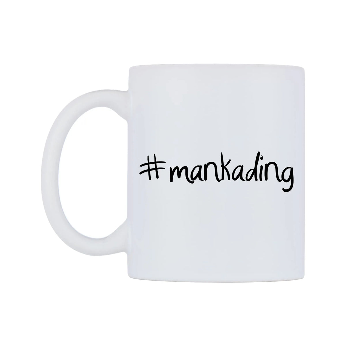 mankading Mug — mug, right side, on a white background