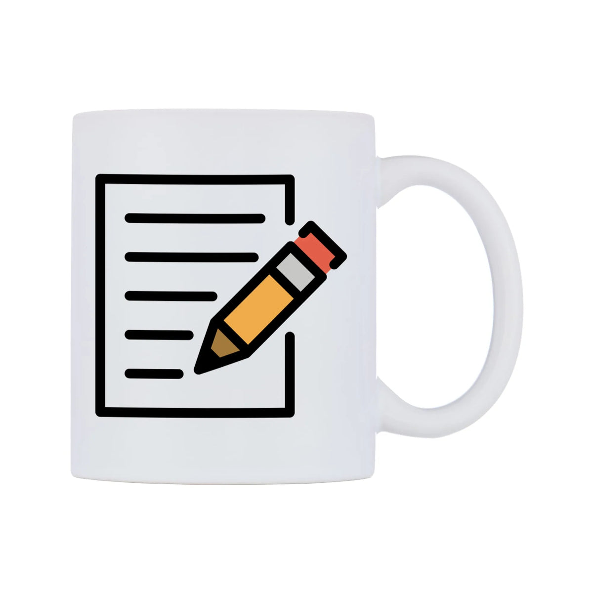 Memo Emoji Mug — mug, left side, on a white background