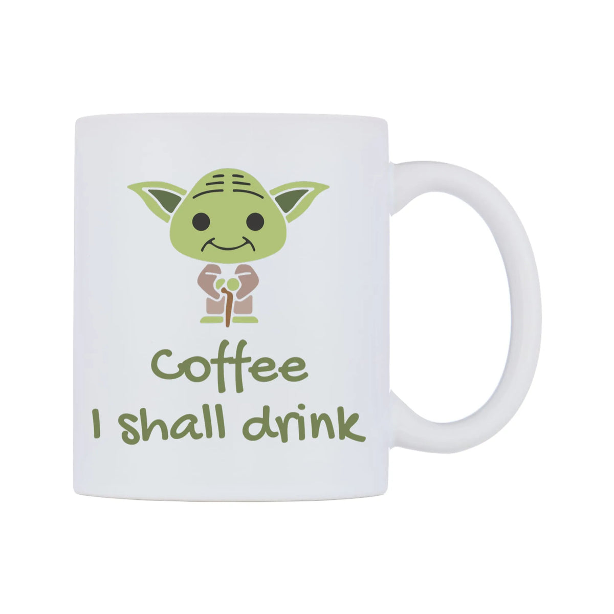 Coffee I shall drink Mug — mug, left side, on a white background