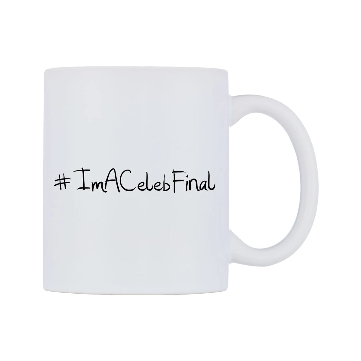 ImACelebFinal Mug — mug, left side, on a white background