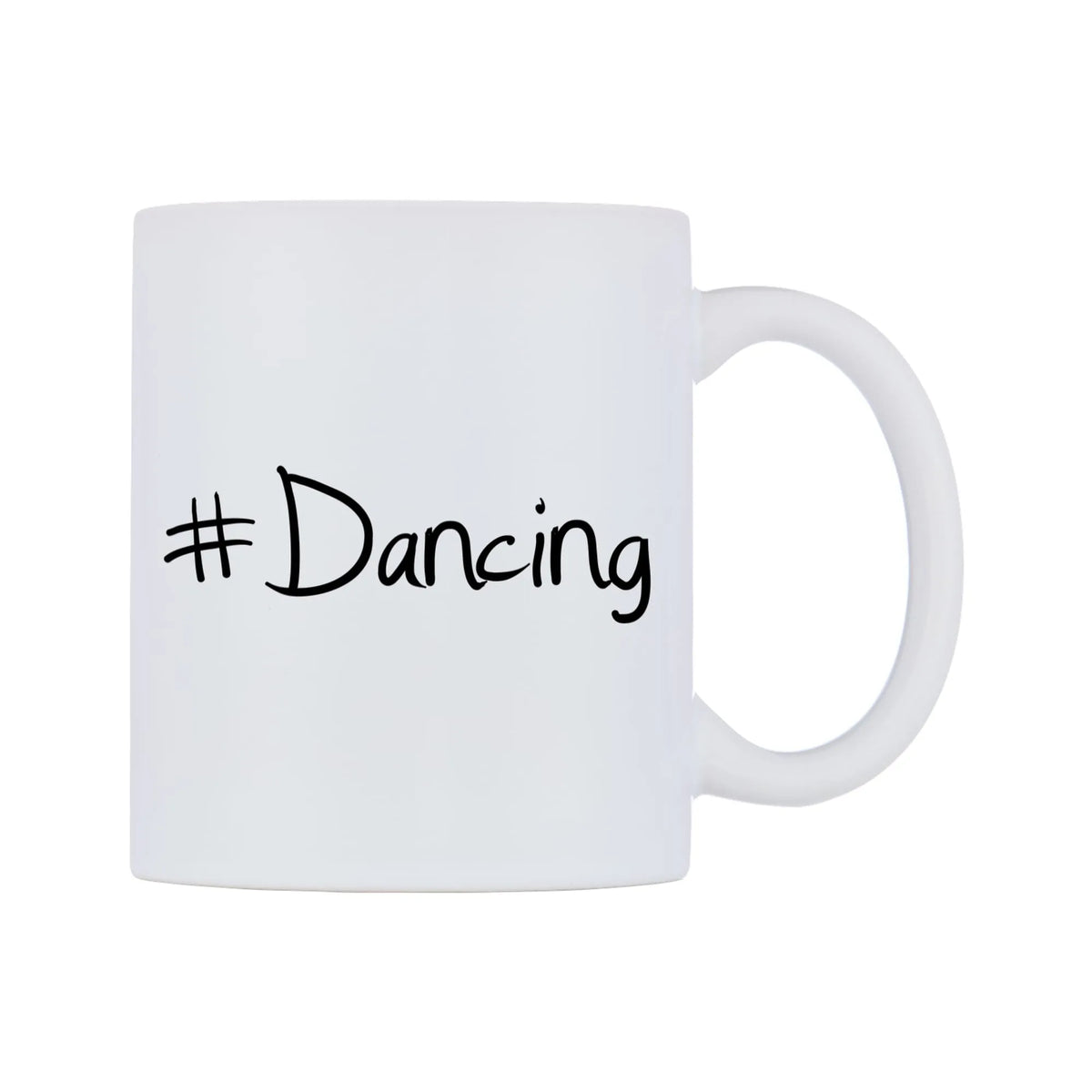 Dancing Mug — mug, left side, on a white background