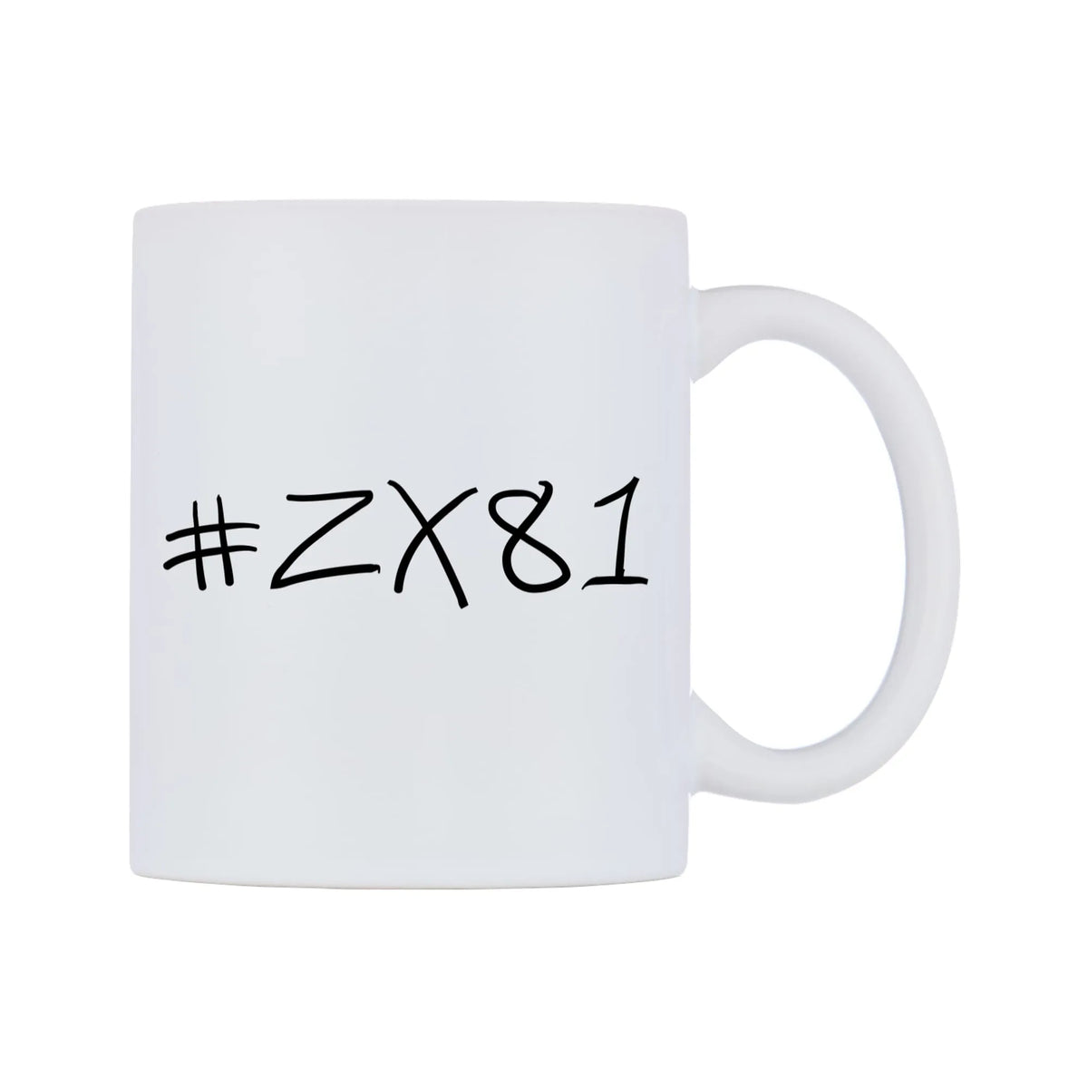 ZX81 Mug — mug, left side, on a white background