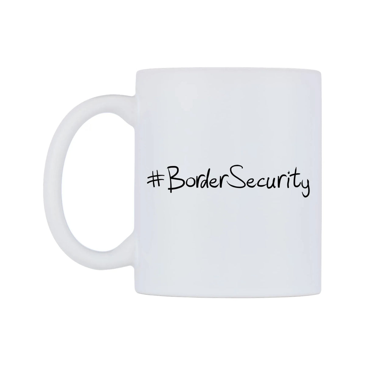 BorderSecurity Mug — mug, right side, on a white background