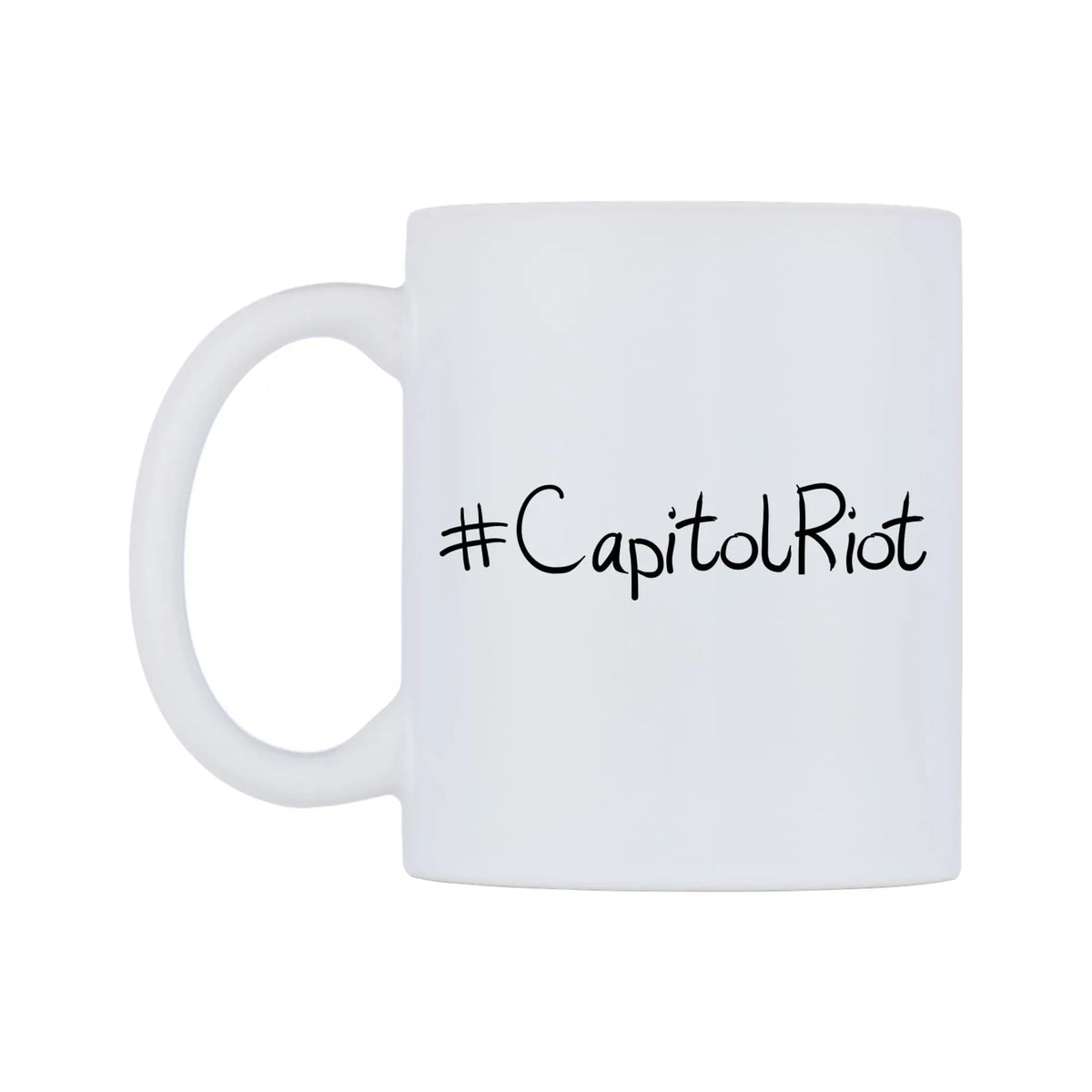 CapitolRiot Mug — mug, right side, on a white background