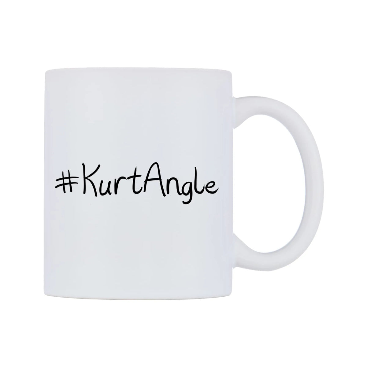 KurtAngle Mug — mug, left side, on a white background