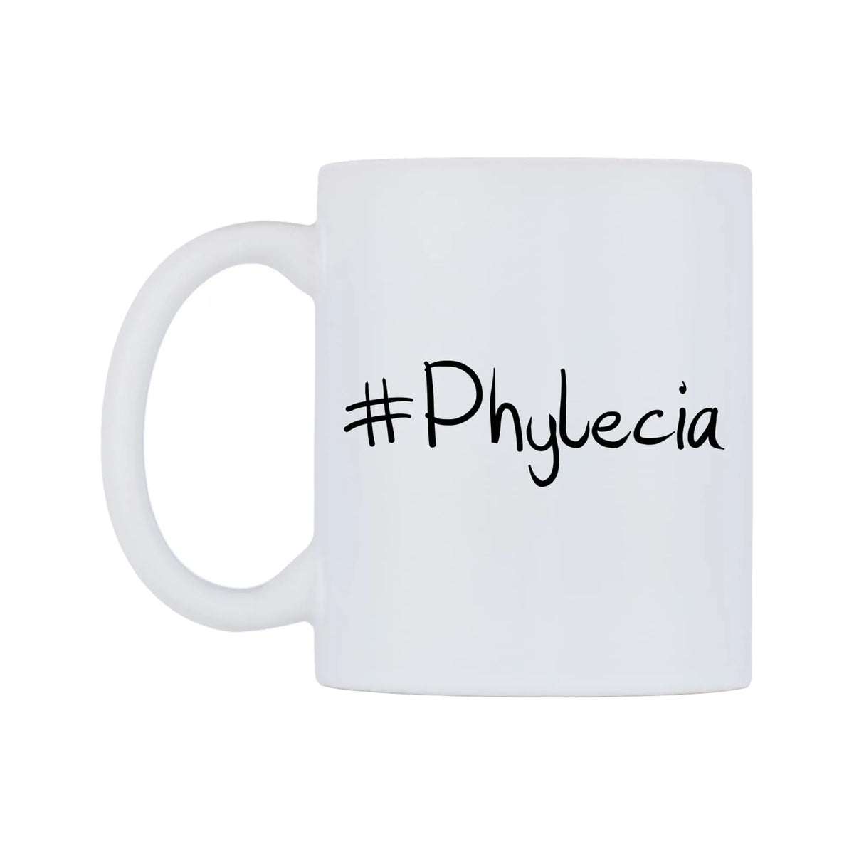 Phylecia Mug — mug, right side, on a white background