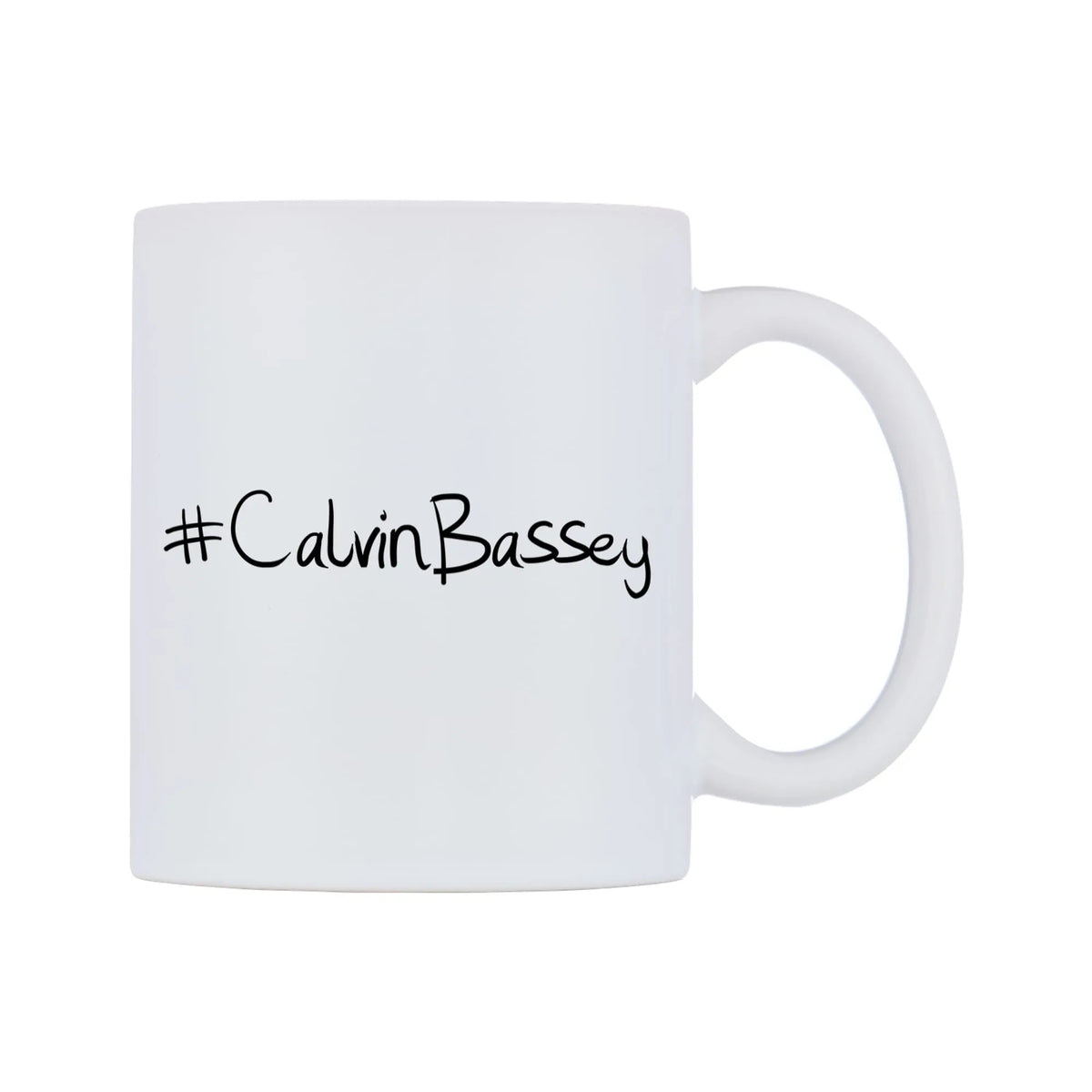 CalvinBassey Mug — mug, left side, on a white background