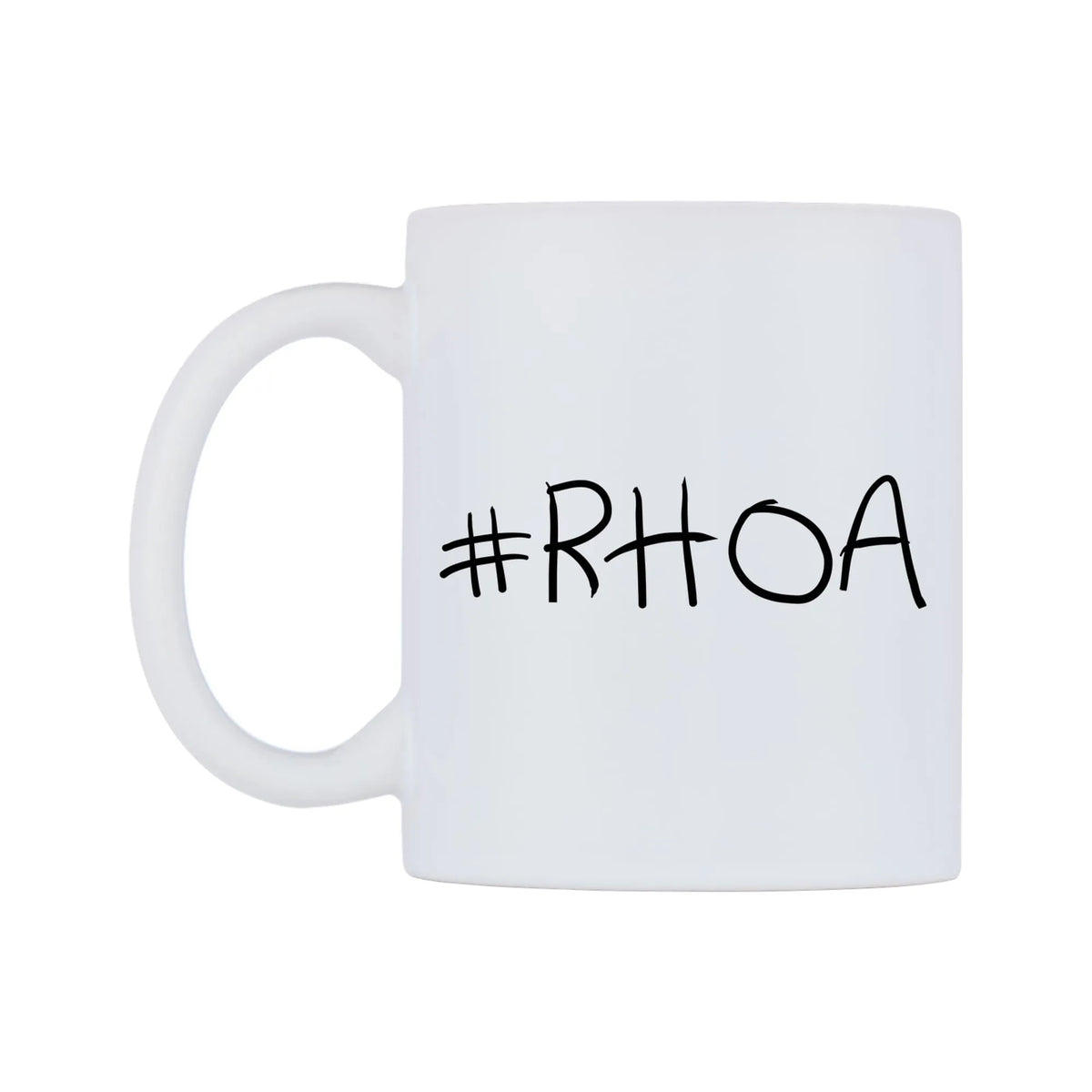 RHOA Mug — mug, right side, on a white background