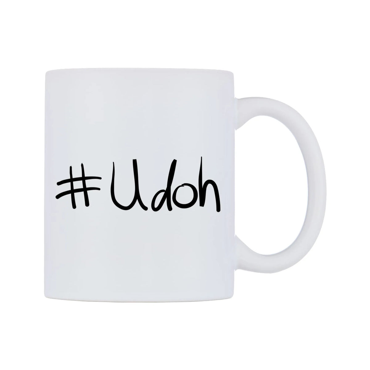 Udoh Mug — mug, left side, on a white background
