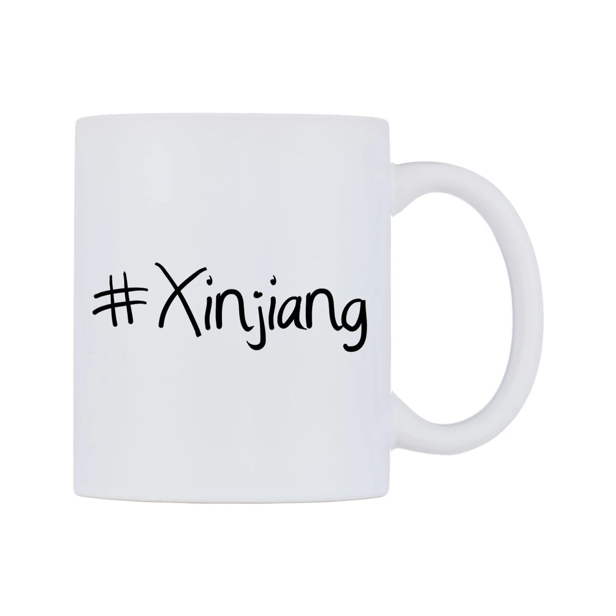 Xinjiang Mug — mug, left side, on a white background