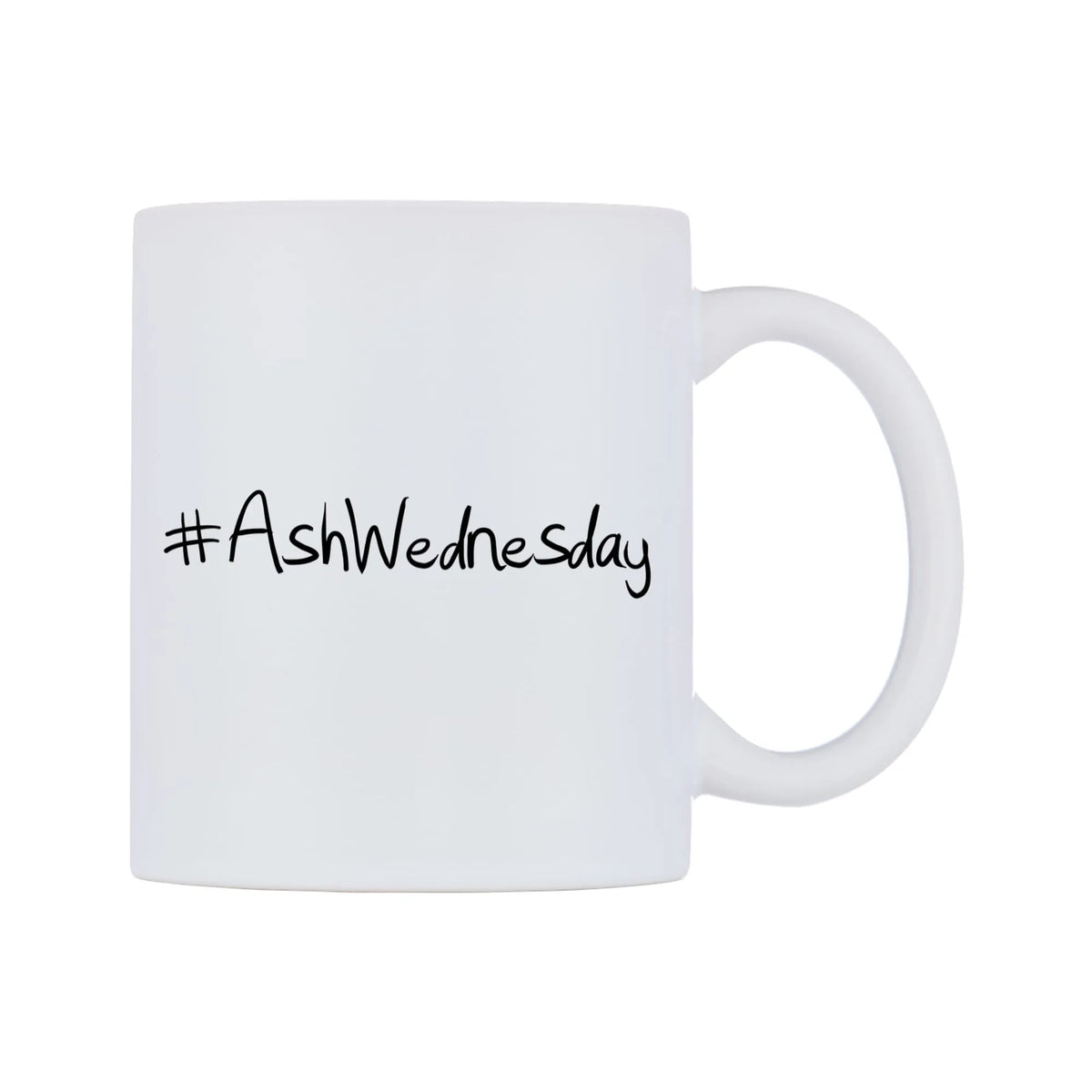 AshWednesday Mug — mug, left side, on a white background