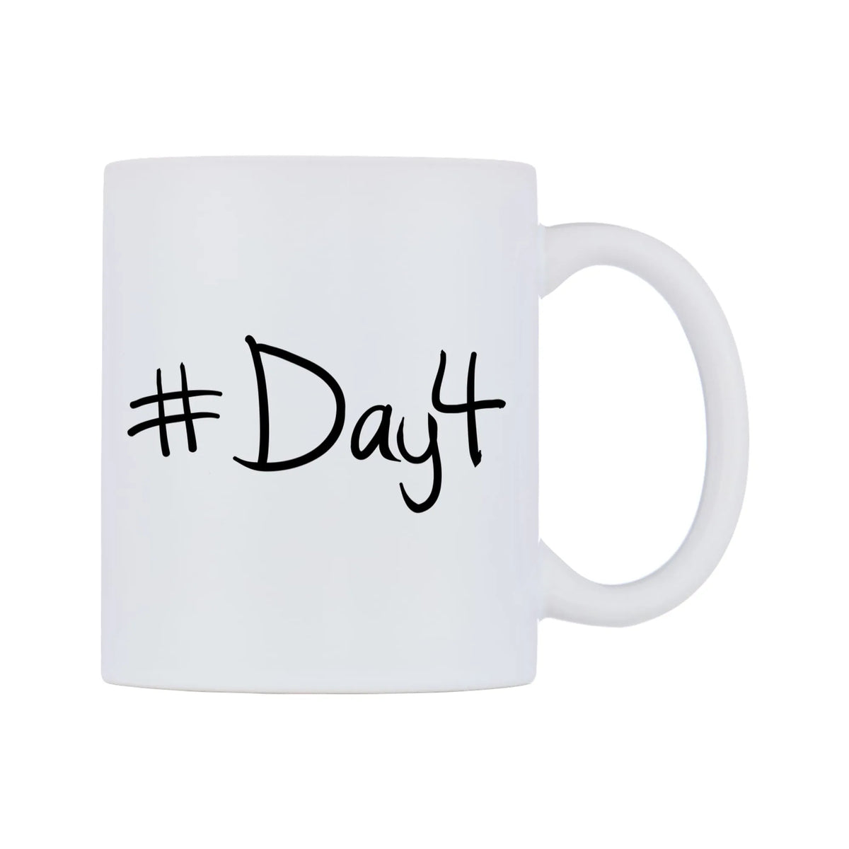 Day4 Mug — mug, left side, on a white background