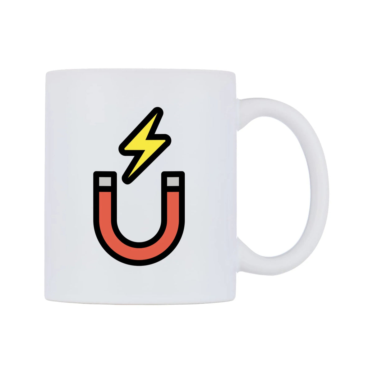 Magnet Emoji Mug — mug, left side, on a white background