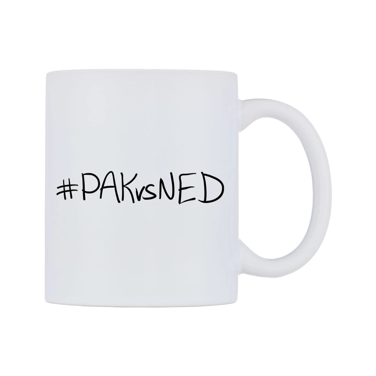 PAKvsNED Mug — mug, left side, on a white background