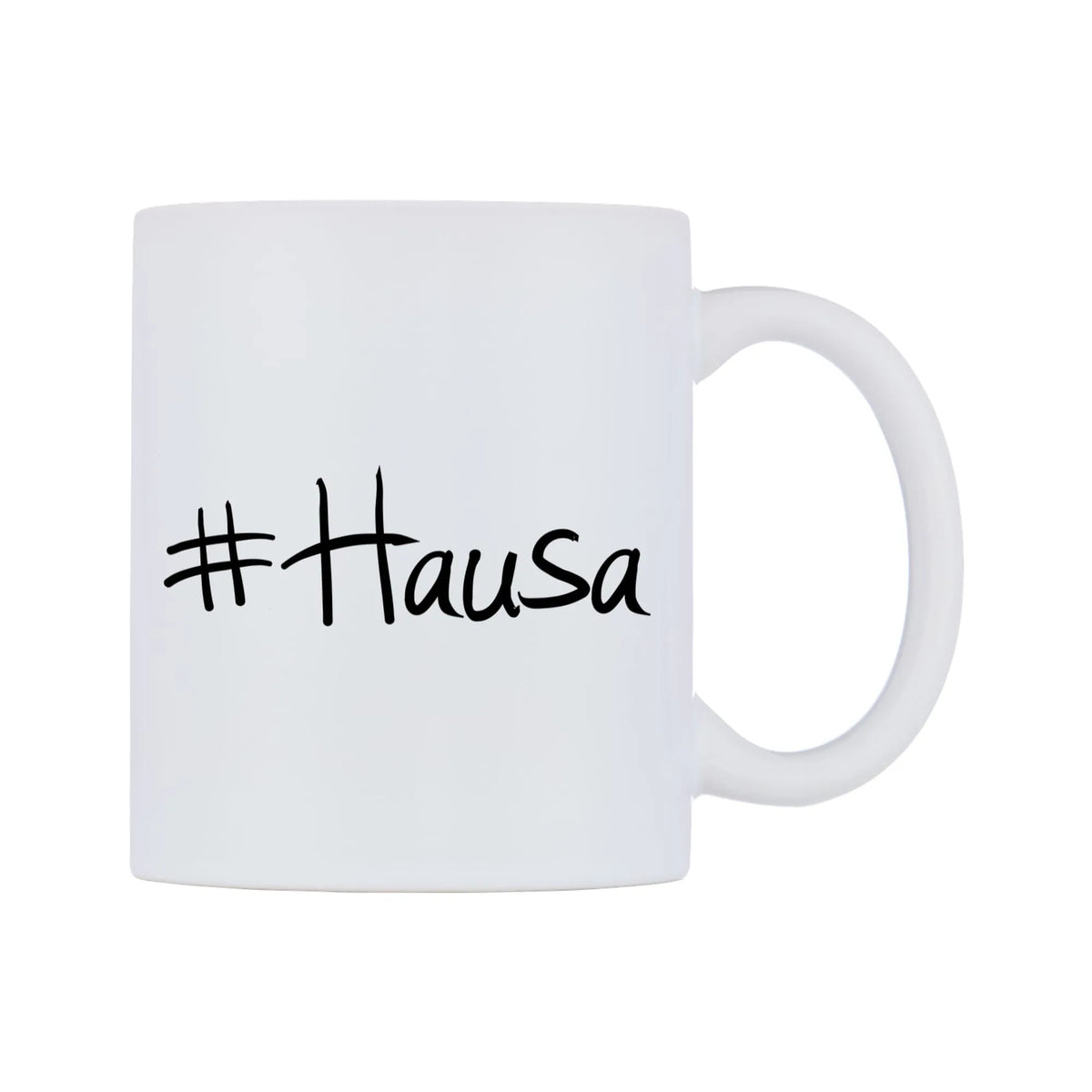 Hausa Mug — mug, left side, on a white background