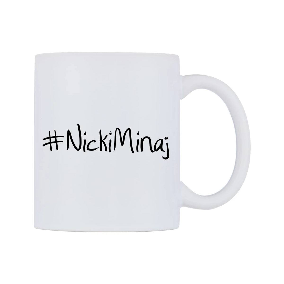 NickiMinaj Mug — mug, left side, on a white background