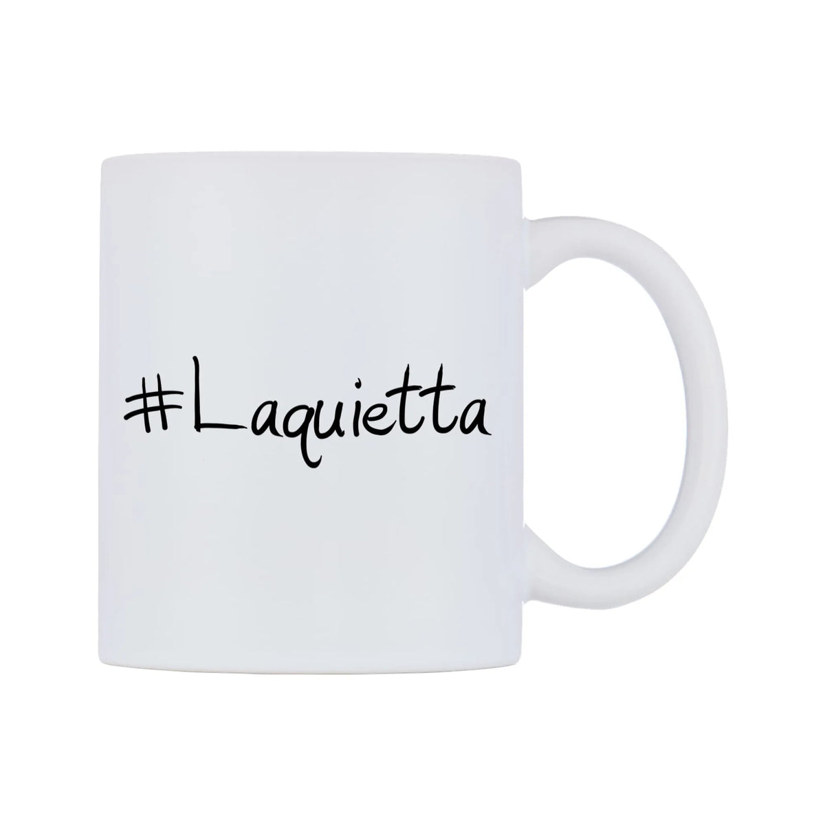 Laquietta Mug — mug, left side, on a white background