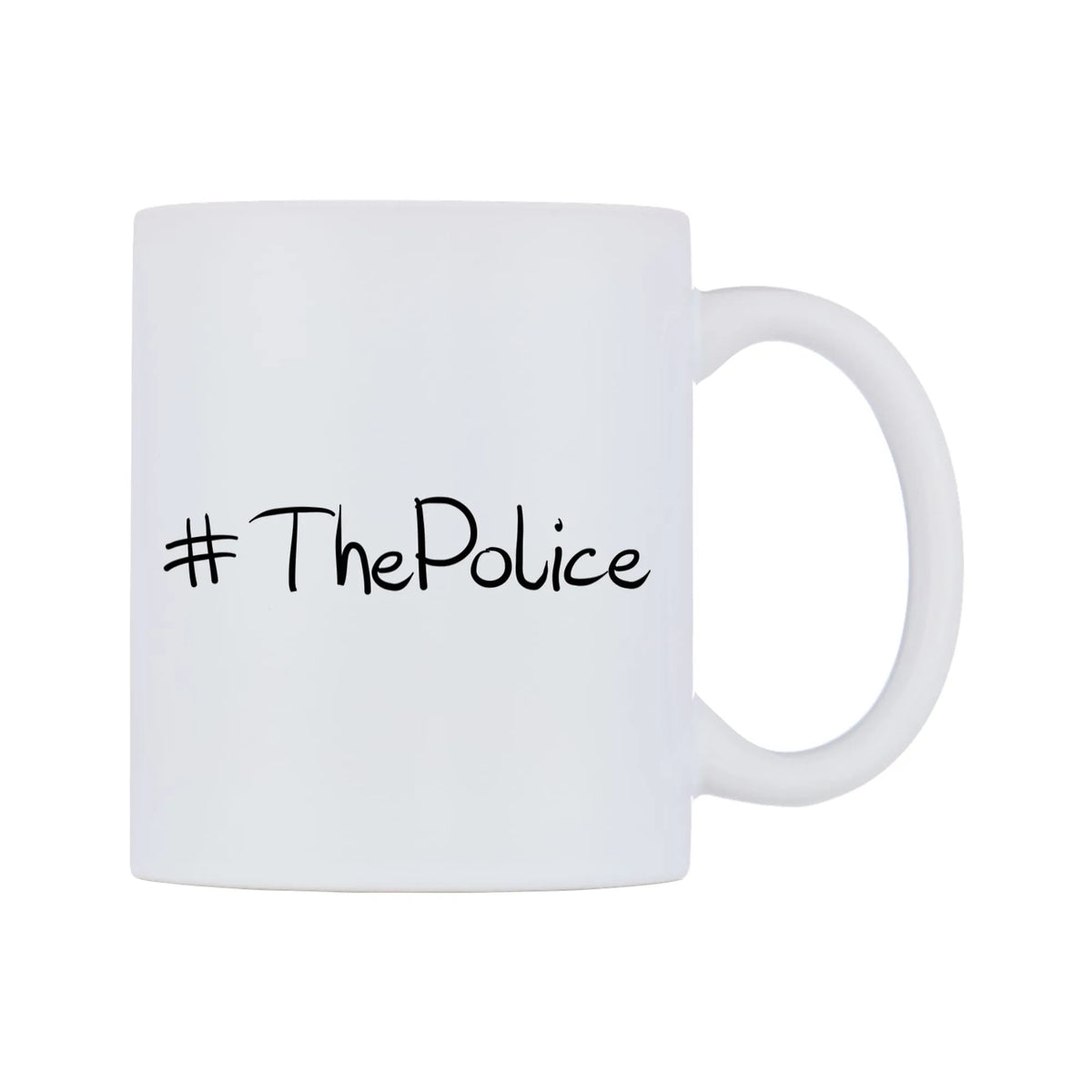 ThePolice Mug — mug, left side, on a white background