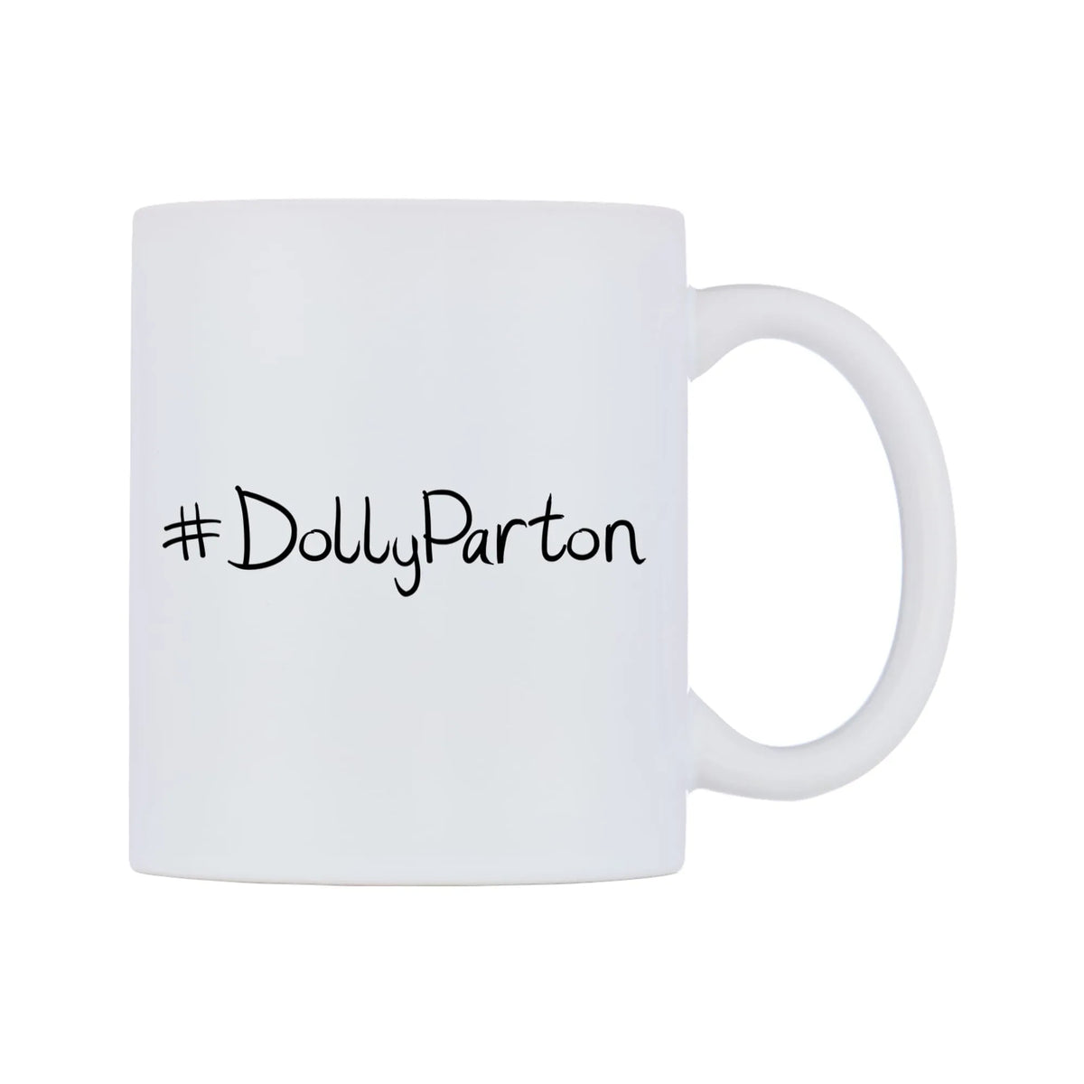 DollyParton Mug — mug, left side, on a white background