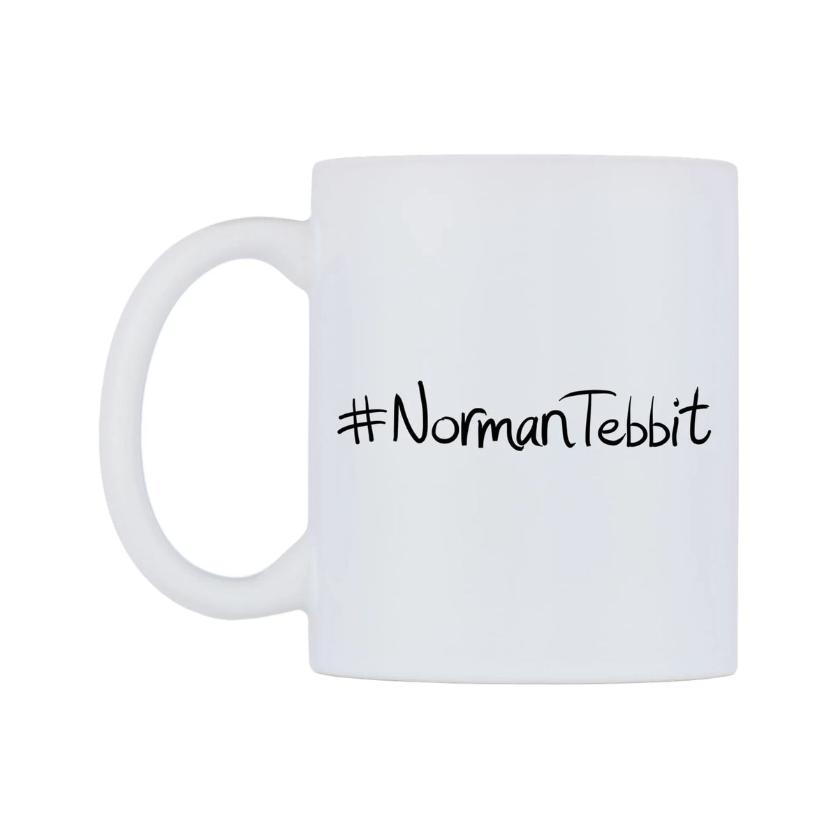NormanTebbit Mug — mug, right side, on a white background
