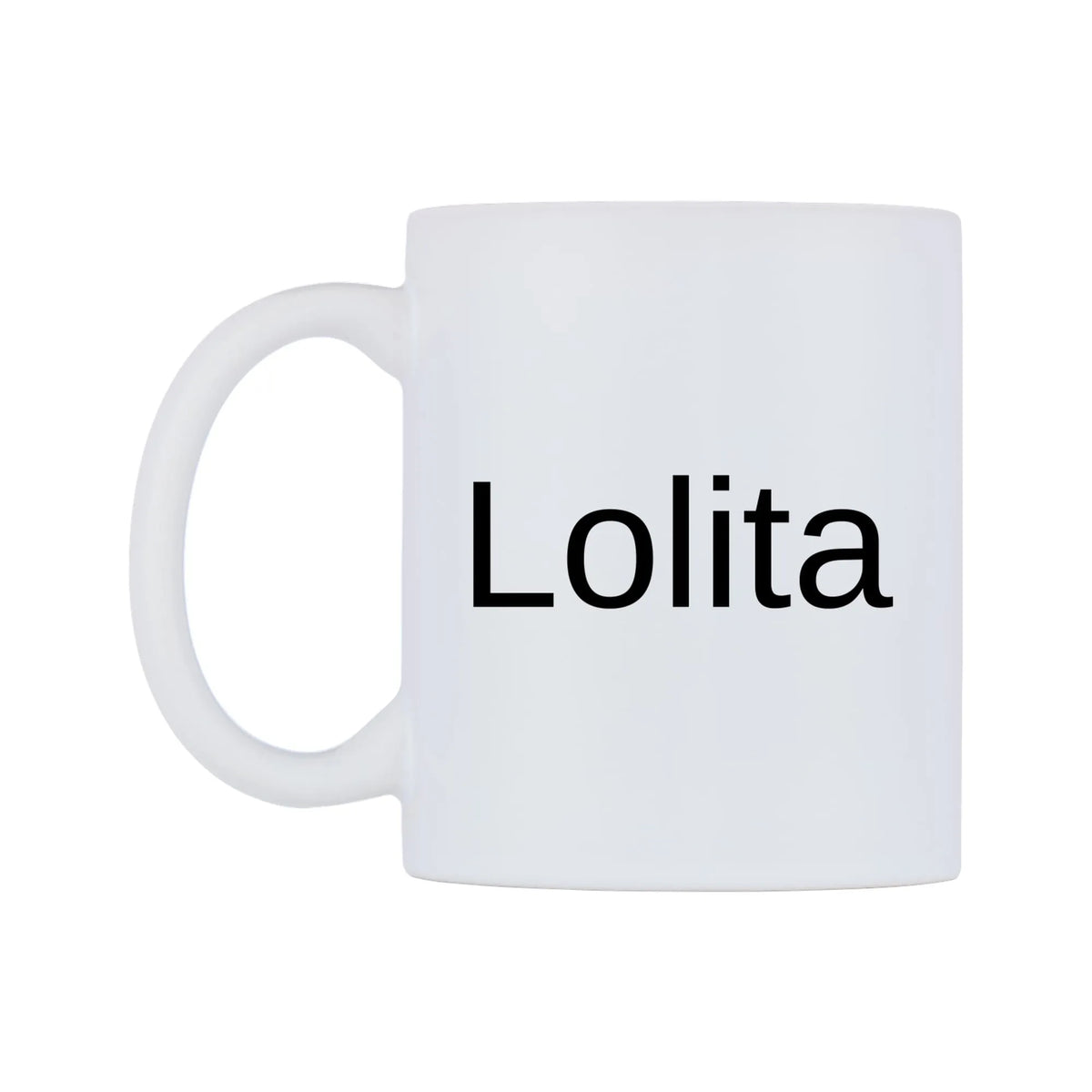Lolita Mug — mug, right side, on a white background