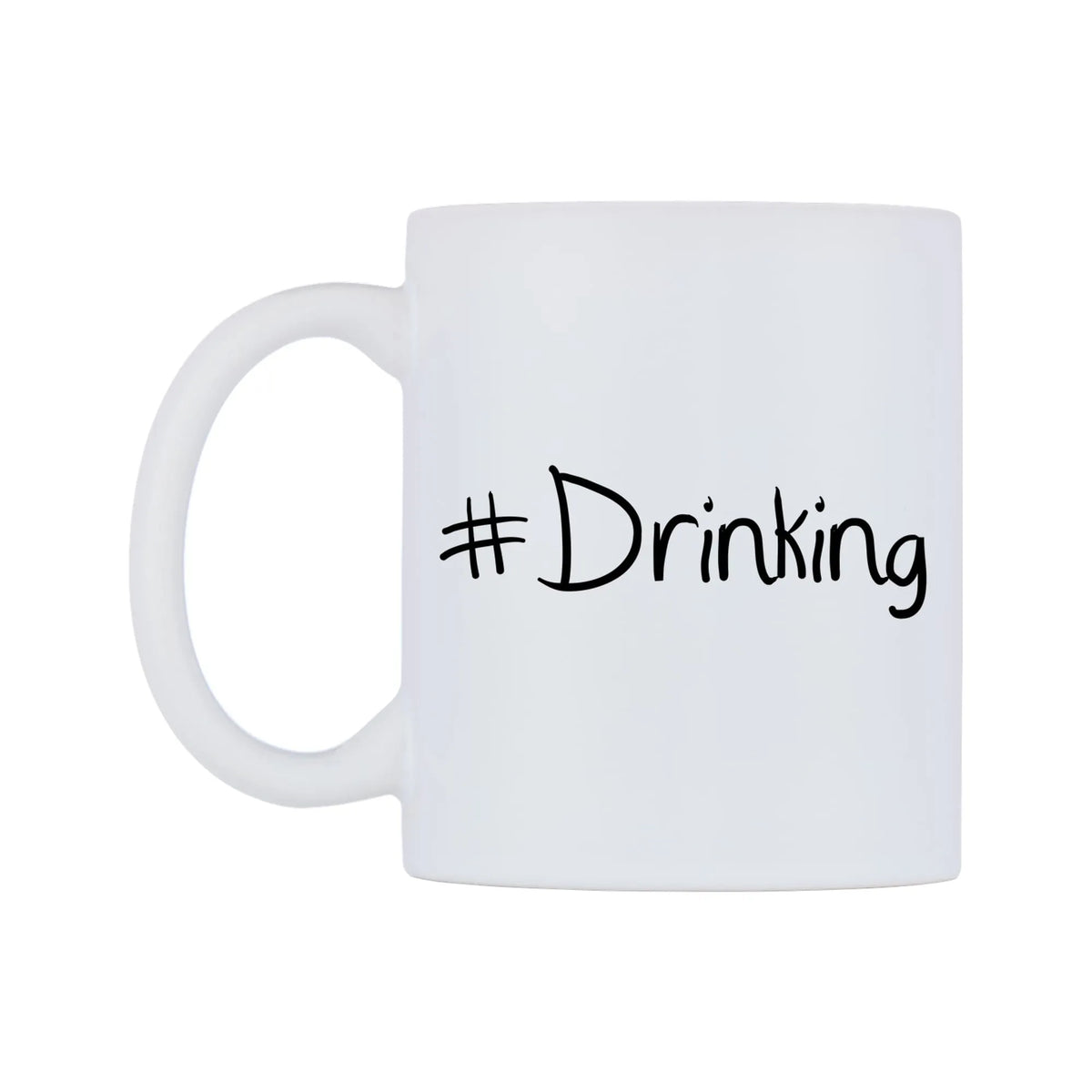 Drinking Mug — mug, right side, on a white background