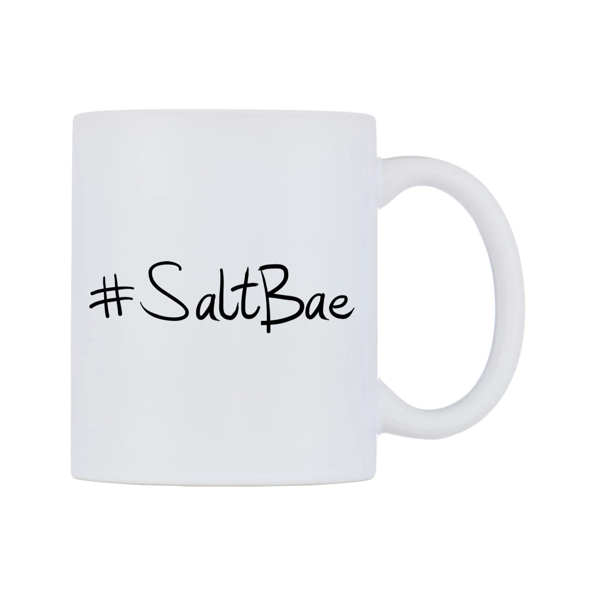 SaltBae Mug — mug, left side, on a white background