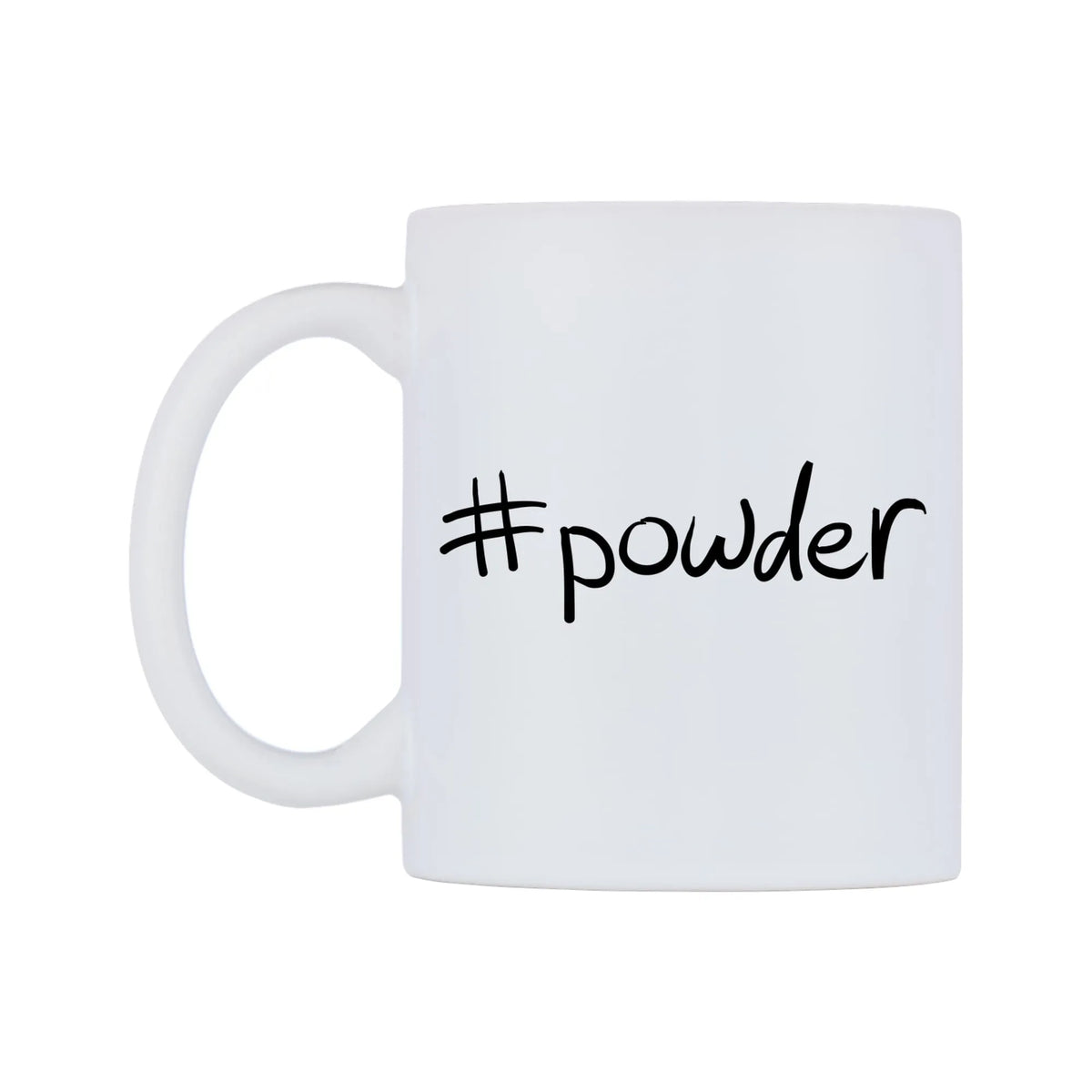 powder Mug — mug, right side, on a white background