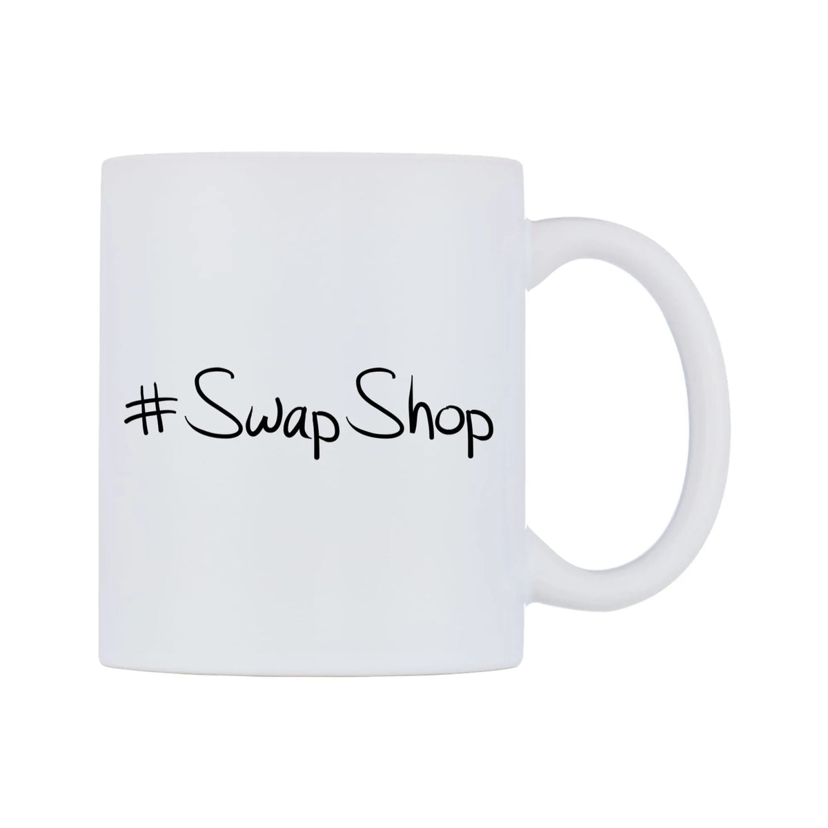SwapShop Mug — mug, left side, on a white background