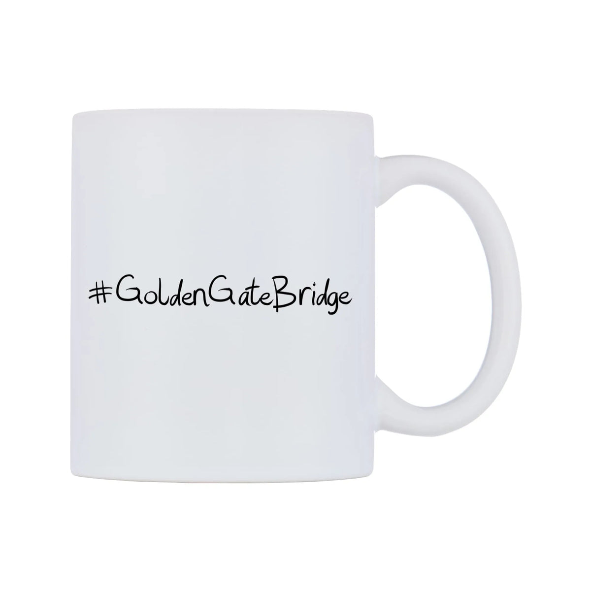 GoldenGateBridge Mug — mug, left side, on a white background