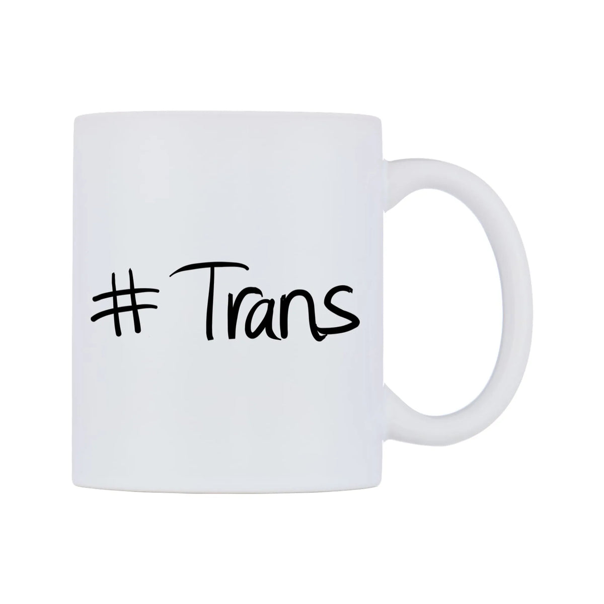 Trans Mug — mug, left side, on a white background